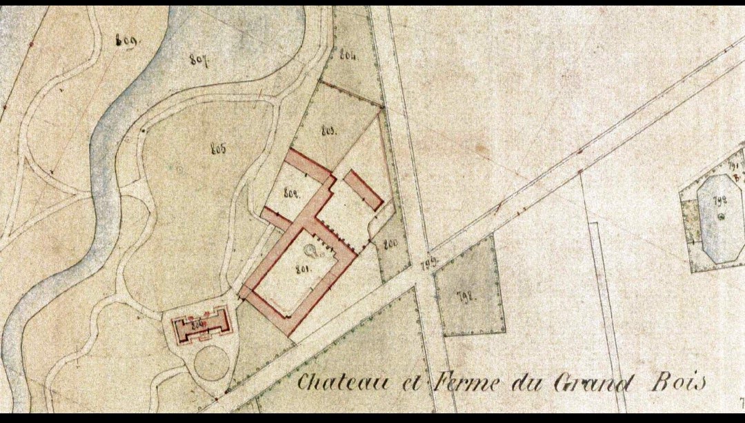 Carte lieu du château