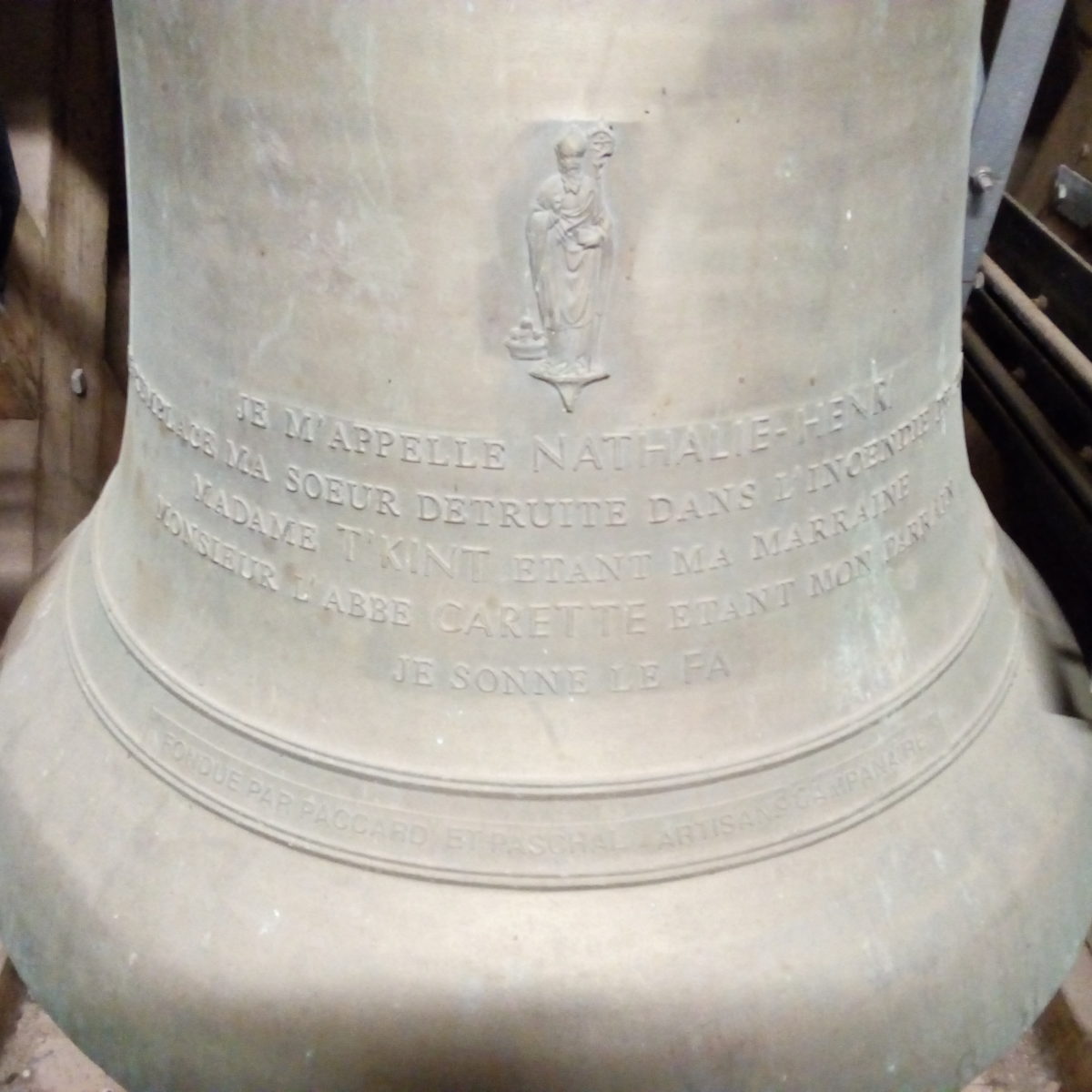 Cloche église Nathalie-Henri