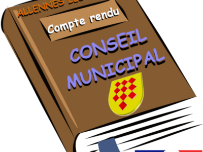 Procès verbal conseil municipal