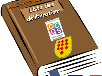 Liste des délibérations CCAS